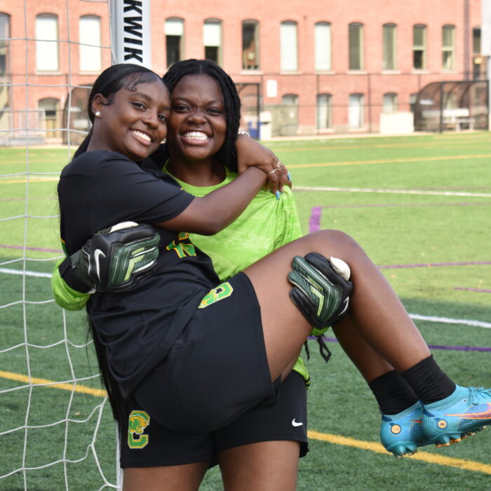 Two Cathedral Girls Soccer Student Athlete