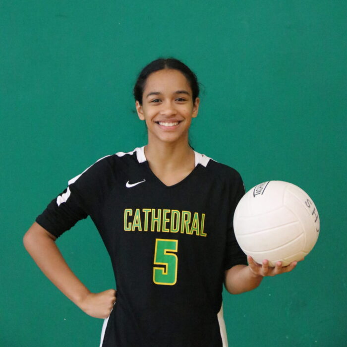 Cathedral volleyball student athlete