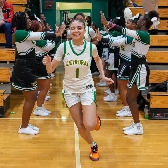 Girls Basketball walk out